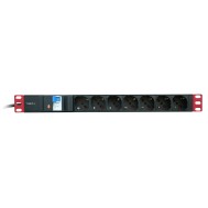 Rack Power Strip 19" 7 Places with leakage protector - TECHLY PROFESSIONAL - I-CASE STRIP-71UL