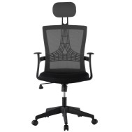 Office Chair with Black High Back - TECHLY - ICA-CT MC057BK