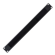 Cable Entry Perforated Panel 1U with Brush Black - TECHLY PROFESSIONAL - I-CASE PSC-NETY