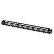 Patch panel STP 24 Ports RJ45 cat. 6A Techly - TECHLY PROFESSIONAL - I-PP 24-RS-C6AT