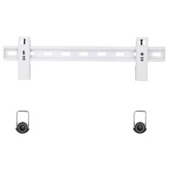 Slim Fixed Wall Bracket with Spacers LED LCD TV 23-55" White - TECHLY - ICA-PLB 139MW