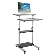 Compact Height-Adjustment Mobile Cart - TECHLY - ICA-TB TPM-3