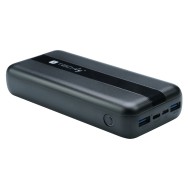 Power Bank Charger 20000 mAh 20W 3-Port Output and Micro USB Cable - TECHLY - I-CHARGE-2000020W