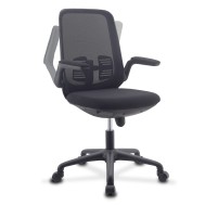 Office Chair Adjustable in Height and Variable Tilt Black - Techly - ICA-CT ARMDL-BK