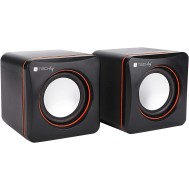 Multimedia Speaker Set for Notebook and PC USB 2.0 and 3.5 mm Jack - TECHLY - ICC SP-320ETY