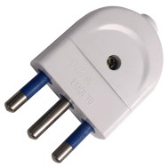 Italian Plug 16A White - TECHLY - IPW-IC119