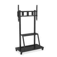 Multifunction Mobile TV Cart for LED/LCD TV 55-100" with shelf - Techly - ICA-TR30