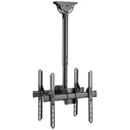 Telescopic Universal Ceiling Support for 2 TV LED LCD 32-55" - Techly - ICA-CPLB 944D