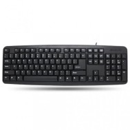PS2 Standard Keyboard 105 keys Black - TECHLY - IDATA 955-BLACK