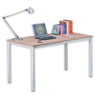 Light Oak Computer Desk - TECHLY - ICA-TB 3528Q