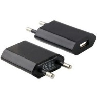 USB Charger 1A Italian socket Black - TECHLY - IPW-USB-ECBK