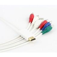 HDMI to YPbPr Adapter + Audio R / L + USB - TECHLY - ICOC HDMI-YPBU