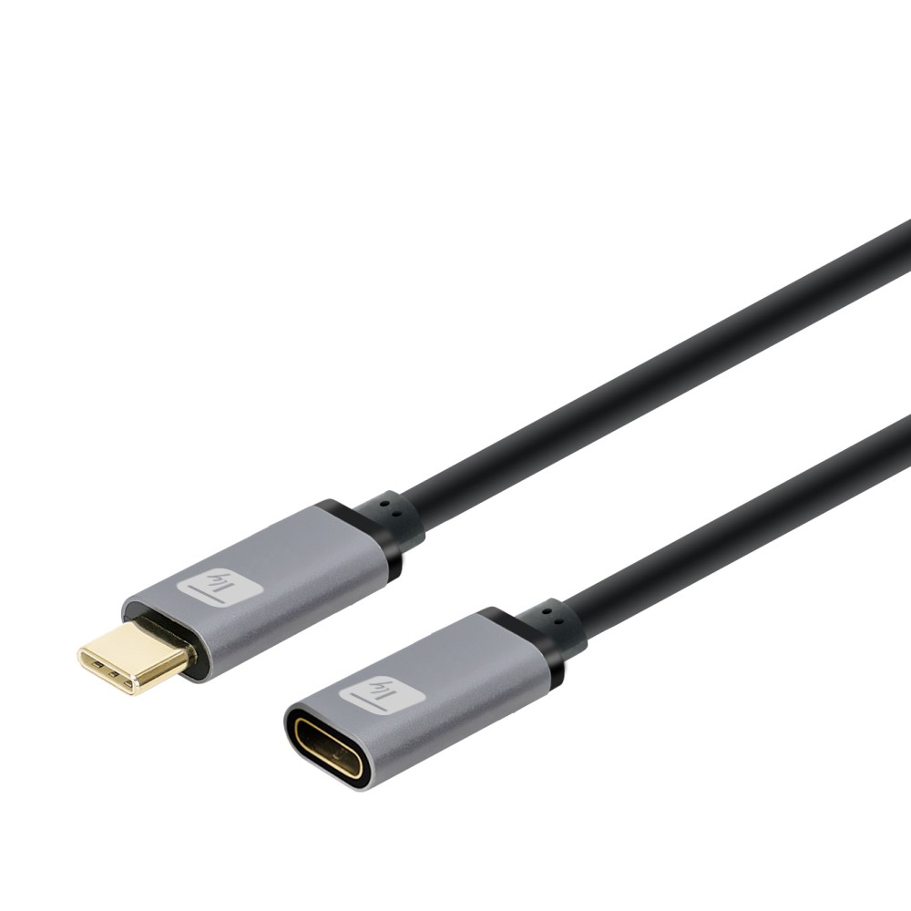 USB 3.2 Gen 2 USBC™ M/F EMark Cable 1m Black USB Cables and Adapters PC Cables Cables