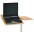 Table for Laptop Color Beech - Techly - ICA-TB B001N-3
