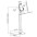 Floor Tamper Support for iPad / Tablet 7.9"-10.1" - TECHLY NP - ICA-TBL 2104-1