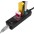 Adapter 1 Gigabit Ethernet LAN Converter USB3.0 Hub with 3 ports - TECHLY NP - IDATA USB-ETGIGA-3UT-3