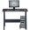 PC Desk with Glass Plan and CPU Holder, Color Black - TECHLY - ICA-TB 3359-3