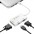 Adapter 3 in 1 Mini DisplayPort (Thunderbolt) to HDMI / DVI / VGA - TECHLY - IADAP MDP-COMBOF12-7