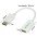 DisplayPort 1.2 Male / HDMI Female Active Adapter 15cm White - TECHLY - IADAP DP-HDMIF2-2
