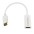 DisplayPort 1.2 Male / HDMI Female Active Adapter 15cm White - TECHLY - IADAP DP-HDMIF2-5