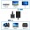 Cable Converter SVGA and Audio to HDMI - TECHLY - IDATA HDMI-VGA3-3