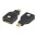 DisplayPort F / Mini DisplayPort M (Thunderbolt) 4K Adapter Black - TECHLY - IADAP DP-MDP2-0