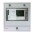 PC, LCD monitor and keyboard safety cabinet, White  - TECHLY PROFESSIONAL - ICRLIM10W-1