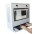 PC, LCD monitor and keyboard safety cabinet, Grey - TECHLY PROFESSIONAL - ICRLIM10-2