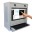 Security gray cabinet for PC, LCD touch monitor and keyboard - Techly Professional - ICRLIM10SV-0