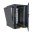 NetRack Cabinet 19" 600x1000 24 Units Vented ports Black in Flat Pack  - TECHLY PROFESSIONAL - I-CASE FP-24VTBK2-1