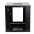 Wall Rack Cabinet 10" 6U Grilled Door Black - TECHLY PROFESSIONAL - I-CASE EM-1006BKVTY-3