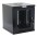 Wall Rack Cabinet 10" 6U Grilled Door Black - TECHLY PROFESSIONAL - I-CASE EM-1006BKVTY-4