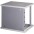 19" Rack cabinet, 10 units, single section, depth 500mm Gray - TECHLY PROFESSIONAL - I-CASE EW-2009G5-9