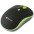 Wireless Mouse 2.4 GHz Black / Green - TECHLY - IM 1600-WT-BGW-0