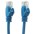 Network Patch Cablein CCA Cat.6 UTP 1.5m Blue - Techly Professional - ICOC CCA6U-015-BLT-3