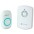 Vibration Wireless Doorbell up to 300m with Remote Control - TECHLY - I-BELL-RING03-0