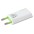 Compact Charger USB 1A European Plug White/Green - TECHLY - IPW-USB-ECWG-4