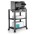 Height-Adjustable Smart Cart with Three-Shelves and Drawer - TECHLY NP - ICA-MS 405-0