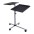 Height-Adjustable Two-Shelf Laptop and Projector Trolley - Techly - ICA-TB TPM-2-5