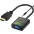 Converter Cable Adapter HDMI™ to VGA 1920x1200 with 3.5" Audio - TECHLY - IDATA HDMI-VGA2A-0