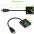 Converter Cable Adapter HDMI™ to VGA 1920x1200 with 3.5" Audio - TECHLY - IDATA HDMI-VGA2A-2