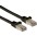 Network Patch Cable in CCA Cat.6 F/UTP 1m Black Bulk - TECHLY PROFESSIONAL - ICOC CCA6F-010-BK-1