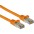 Copper Patch Network Cable Cat. 6A SFTP LSZH 1 m Orange - TECHLY PROFESSIONAL - ICOC LS6A-010-ORT-1