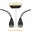 HDMI 2.0 Cable A/A M/M 0.5m Black - TECHLY - ICOC HDMI2-4-005-4