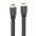 HDMI 2.0 Flat Cable High Speed with Ethernet A/A M/M 0.5m - TECHLY - ICOC HDMI2-FE-005TY-2