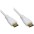 High Speed HDMI with Ethernet cable 0.5 m White  - TECHLY - ICOC HDMI-4-005NWT-1