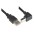 USB 2.0 Cable A Male / B Male Angled 0.5m - Techly - ICOC U-AB-005-ANG-1