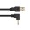 USB 2.0 Cable A Male / B Male Angled 0.5m - Techly - ICOC U-AB-005-ANG-2