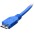 USB 3.0 Superspeed Cable A / Micro B 0.5m Blue - TECHLY - ICOC MUSB3-A-005-4