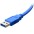 USB 3.0 Superspeed Cable A / Micro B 3m Blue - TECHLY - ICOC MUSB3-A-030-3